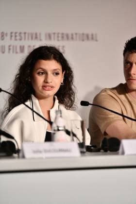 Press conference for the film Alpha Competition at the 78th Cannes International Film Festival Mélissa Boros à la conférence de presse du film Alpha Compétition lors du 78ème Festival International du Film de Cannes, le 20 mai 2025 Valentina Claret Pool Cannes Bestimage Press conference for the film Alpha Competition at the 78th Cannes International Film Festival, on May 20th, 2025 Cannes France  Copyright: xPoolxCannesx xBestimagexPoolxCannesx xBestimagex