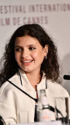 Press conference for the film Alpha Competition at the 78th Cannes International Film Festival Mélissa Boros à la conférence de presse du film Alpha Compétition lors du 78ème Festival International du Film de Cannes, le 20 mai 2025 Valentina Claret Pool Cannes Bestimage Press conference for the film Alpha Competition at the 78th Cannes International Film Festival, on May 20th, 2025 Cannes France  Copyright: xPoolxCannesx xBestimagexPoolxCannesx xBestimagex