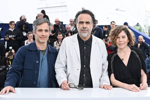 Cannes Magalhaes (Magellan) Photocall AM Gael Garcia Bernal, Alejandro Gonzalez Inarritu and Martha Sosa attending the Magalhaes (Magellan) Photocall in Cannes, France on May 20, 2025 as part of the 78th Cannes Film Festival. Photo by Aurore Marechal ABACAPRESS.COM Cannes France  Copyright: xMarechalxAurore ABACAx