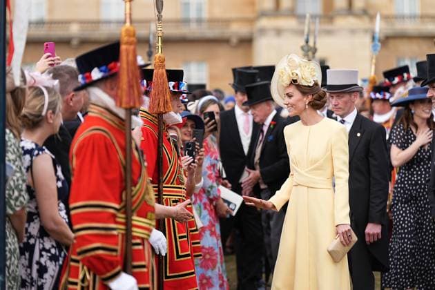 Bilder des Jahres 2025, Entertainment 05 Mai Entertainment Themen der Woche KW21 Entertainment Bilder des Tages . 20 05 2025. London, United Kingdom. Prince William and Kate Middleton, the Prince and Princess of Wales, at a Buckingham Palace Garden Party in London.  xPoolx xi-Imagesx IIM-25961-0009