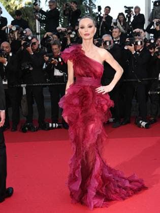 Cannes, 78th Cannes Film Festival 2025 - Evening 8 - Red Carpet of the film Vie Privè (A Private Life) Cannes, 78th Cannes Film Festival 2025 - Evening 8 - Red Carpet of the film Vie Privè (A Private Life) . In the photo Georgina Chapman Cannes France  Copyright: xIPA ABACAx