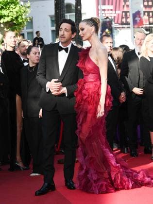 Cannes, 78th Cannes Film Festival 2025 - Evening 8 - Red Carpet of the film Vie Privè (A Private Life) Cannes, 78th Cannes Film Festival 2025 - Evening 8 - Red Carpet of the film Vie Privè (A Private Life) . In the photo Adrien Brody and Georgina Chapman Cannes France  Copyright: xIPA ABACAx