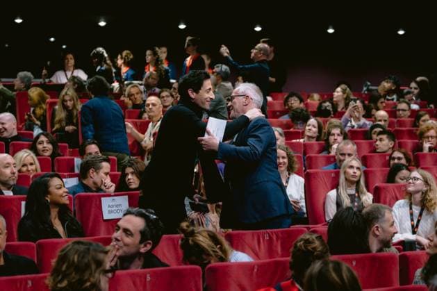 78th International Cannes Film Festival 78eme Festival International du Film de Cannes Presentation du film Eleonor the great 444784 2025 05 20 Alpes Maritimes Cannes France Brody, Adrien Frémaux, Thierry  Copyright: xTerencexBaelenx STAR_444784_003