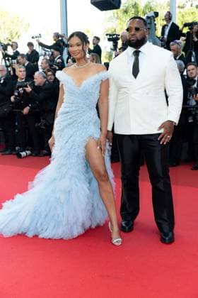 B Montée des marches du film Vie privée lors du 78ème Festival International du Film de Cannes Chanel Iman et son mari Davon Godchaux Montée des marches du film Vie privée lors du 78ème Festival International du Film de Cannes, au Palais des Festivals à Cannes Le 20 mai 2025 Olivier Borde Bestimage Red carpet for the movie A private life during the 78th Cannes International Film Festival at the Palais des Festivals in Cannes, France On may 20th 2025 Cannes France  Copyright: xOLIVIERxBORDEx xBESTIMAGExOLIVIERxBORDEx xBESTIMAGEx