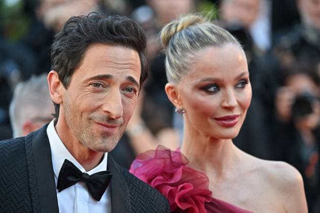 Cannes A Private Life Screening JR Adrien Brody and Georgina Chapman attending the screening of A Private Life at 78th Cannes Film Festival in Cannes, France on May, 20, 2025. Photo by Julien Reynaud APS-Medias ABACAPRESS.COM Cannes France  Copyright: xReynaudxJulien APS-Medias ABACAx