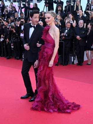 Cannes, France: Cannes, 78th Cannes Film Festival 2025 - Evening 8 - Red Carpet of the film Vie Privee (A Private Life) In the photo: Adrien Brody, Georgina Chapman Cannes France  - ZUMAp169 20250520_zea_p169_709 Copyright: xTerenghi Ipax