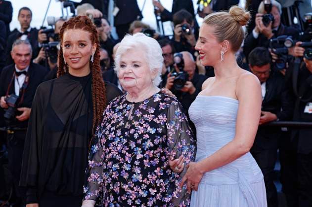 Erin Kellyman, June Squibb and Scarlett Johansson at the premiere of the feature film Vie privÃ e A Private Life at the Festival de Cannes 2025 78 Cannes International Film Festival at the Palais des Festivals Cannes, 20 05 2025 Foto:xD.xBedrosianx xFuturexImagex private_5525