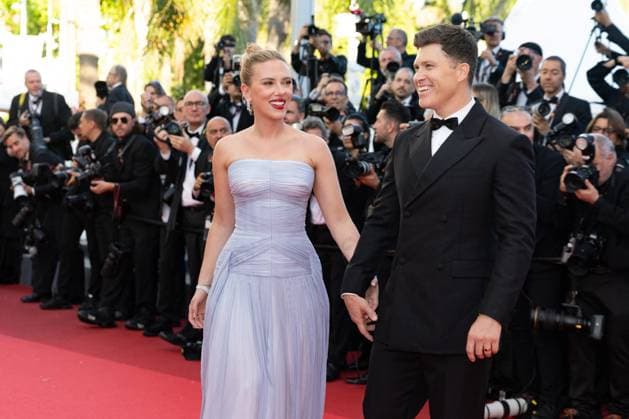 B Montée des marches du film Vie privée lors du 78ème Festival International du Film de Cannes Scarlett Johansson et son mari Colin Jost Montée des marches du film Vie privée lors du 78ème Festival International du Film de Cannes, au Palais des Festivals à Cannes Le 20 mai 2025 Olivier Borde Bestimage Red carpet for the movie A private life during the 78th Cannes International Film Festival at the Palais des Festivals in Cannes, France On may 20th 2025 Cannes France  Copyright: xOLIVIERxBORDEx xBESTIMAGExOLIVIERxBORDEx xBESTIMAGEx