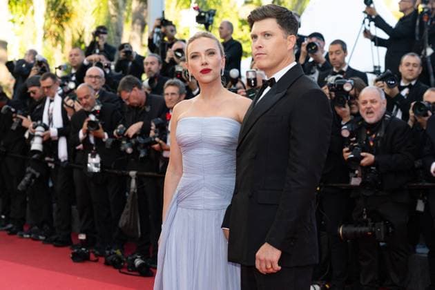 B Montée des marches du film Vie privée lors du 78ème Festival International du Film de Cannes Scarlett Johansson et son mari Colin Jost Montée des marches du film Vie privée lors du 78ème Festival International du Film de Cannes, au Palais des Festivals à Cannes Le 20 mai 2025 Olivier Borde Bestimage Red carpet for the movie A private life during the 78th Cannes International Film Festival at the Palais des Festivals in Cannes, France On may 20th 2025 Cannes France  Copyright: xOLIVIERxBORDEx xBESTIMAGExOLIVIERxBORDEx xBESTIMAGEx