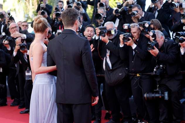 Scarlett Johansson with husband Colin Jost at the premiere of the feature film Vie privÃ e A Private Life at the Festival de Cannes 2025 78 Cannes International Film Festival at the Palais des Festivals Cannes, 20 05 2025 Foto:xD.xBedrosianx xFuturexImagex private_5543