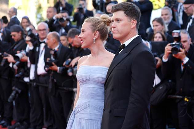 Scarlett Johansson with husband Colin Jost at the premiere of the feature film Vie privÃ e A Private Life at the Festival de Cannes 2025 78 Cannes International Film Festival at the Palais des Festivals Cannes, 20 05 2025 Foto:xD.xBedrosianx xFuturexImagex private_5544