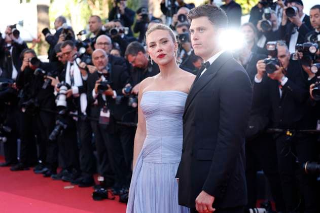 Scarlett Johansson with husband Colin Jost at the premiere of the feature film Vie privÃ e A Private Life at the Festival de Cannes 2025 78 Cannes International Film Festival at the Palais des Festivals Cannes, 20 05 2025 Foto:xD.xBedrosianx xFuturexImagex private_5546