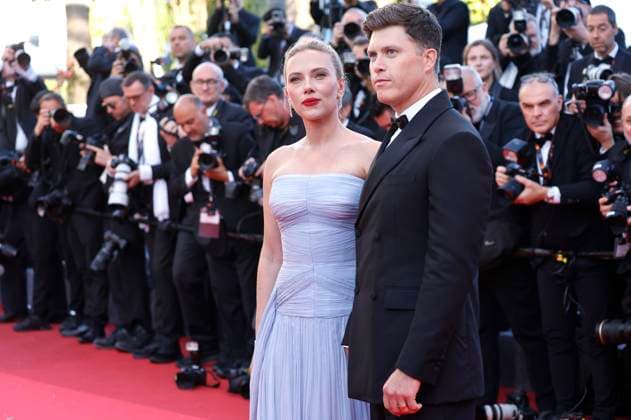 Scarlett Johansson with husband Colin Jost at the premiere of the feature film Vie privÃ e A Private Life at the Festival de Cannes 2025 78 Cannes International Film Festival at the Palais des Festivals Cannes, 20 05 2025 Foto:xD.xBedrosianx xFuturexImagex private_5547