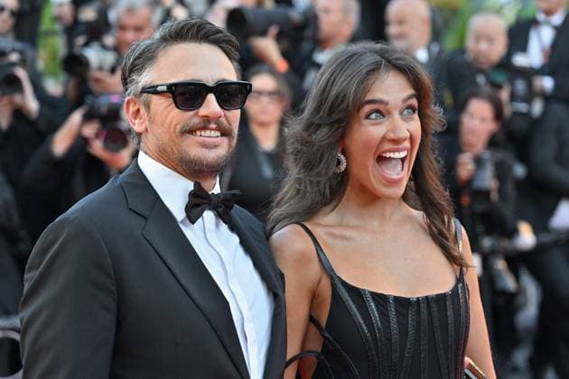 Cannes A Private Life Screening JR Izabel Pakzad and James Franco attending the screening of A Private Life at 78th Cannes Film Festival in Cannes, France on May, 20, 2025. Photo by Julien Reynaud APS-Medias ABACAPRESS.COM Cannes France  Copyright: xReynaudxJulien APS-Medias ABACAx