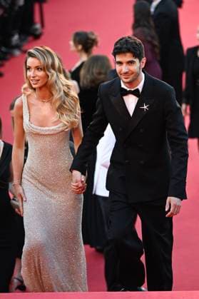 78eme Festival International du Film de Cannes Montée des marches du film Vie Privée 78th International Cannes Film Festival Red carpet for Vie Privée movie 444801 2025 05 20 France Ocon, Esteban Barlan, Flavy  Copyright: xSergexArnalx xStarfacex STAR_444801_003
