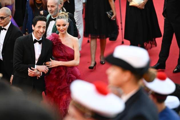 78eme Festival International du Film de Cannes Montée des marches du film Vie Privée 78th International Cannes Film Festival Red carpet for Vie Privée movie 444801 2025 05 20 France Brody, Adrien Chapman, Georgina  Copyright: xSergexArnalx xStarfacex STAR_444801_007