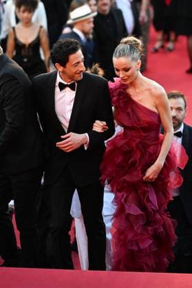 78eme Festival International du Film de Cannes Montée des marches du film Vie Privée 78th International Cannes Film Festival Red carpet for Vie Privée movie 444801 2025 05 20 France Brody, Adrien Chapman, Georgina  Copyright: xSergexArnalx xStarfacex STAR_444801_011