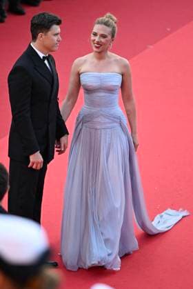 78eme Festival International du Film de Cannes Montée des marches du film Vie Privée 78th International Cannes Film Festival Red carpet for Vie Privée movie 444801 2025 05 20 France Johansson, Scarlett Colin, Jost  Copyright: xSergexArnalx xStarfacex STAR_444801_029