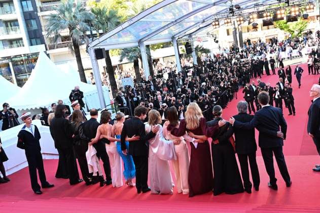 78eme Festival International du Film de Cannes Montée des marches du film Vie Privée 78th International Cannes Film Festival Red carpet for Vie Privée movie 444801 2025 05 20 France Zlotowski, Rebecca Efira, Virginie Foster, Jodie Auteuil, Daniel Jacob, Irene Guillemin, Sophie Lacoste, Vincent  Copyright: xSergexArnalx xStarfacex STAR_444801_058