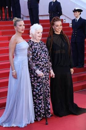 78eme Festival International du Film de Cannes Montée des marches du film Vie Privée 78th Cannes Film Festival Red carpet of the film Vie privee Scarlett Johansson June Squibb and Erin Kellyman 444802 2025 05 20 Cannes France  Copyright: xIsabellexVautierx xStarfacex STAR_444802_014