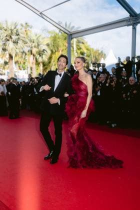 78eme Festival International du Film de Cannes Montée des marches du film Vie Privée 78th International Cannes Film Festival Red carpet for Vie Privée movie 444803 2025 05 20 Alpes Maritimes Cannes France Brody, Adrien Chapman, Georgina  Copyright: xTerencexBaelenx STAR_444803_035