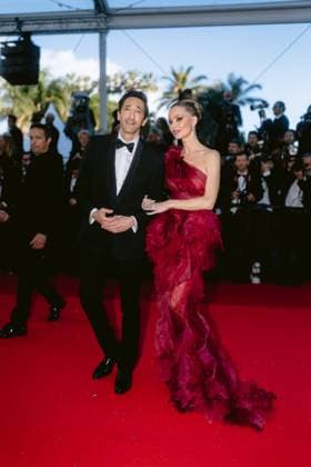78eme Festival International du Film de Cannes Montée des marches du film Vie Privée 78th International Cannes Film Festival Red carpet for Vie Privée movie 444803 2025 05 20 Alpes Maritimes Cannes France Brody, Adrien Chapman, Georgina  Copyright: xTerencexBaelenx STAR_444803_039