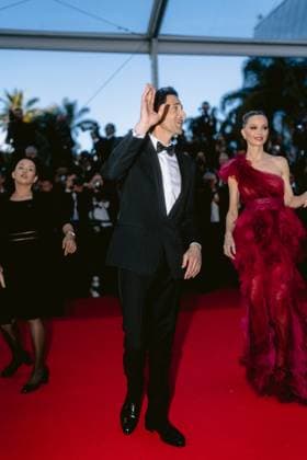 78eme Festival International du Film de Cannes Montée des marches du film Vie Privée 78th International Cannes Film Festival Red carpet for Vie Privée movie 444803 2025 05 20 Alpes Maritimes Cannes France Brody, Adrien Chapman, Georgina  Copyright: xTerencexBaelenx STAR_444803_047