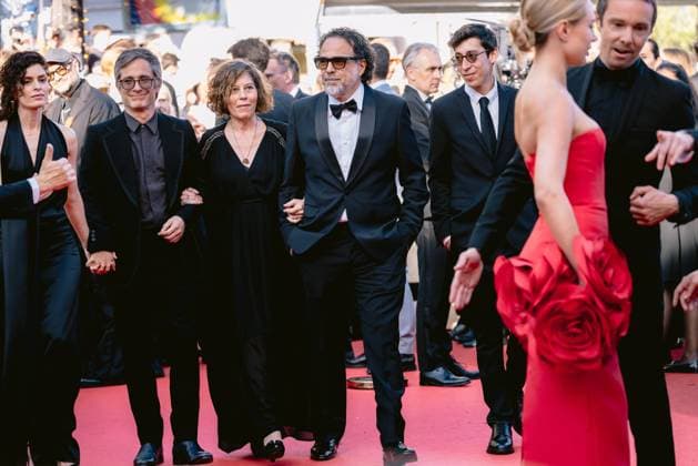 78eme Festival International du Film de Cannes Montée des marches du film Vie Privée 78th International Cannes Film Festival Red carpet for Vie Privée movie 444803 2025 05 20 Alpes Maritimes Cannes France Garcia Bernal, Gael Gonzalez Inarritu, Alejandro Sosa, Martha  Copyright: xTerencexBaelenx STAR_444803_056