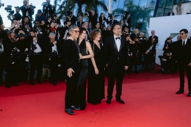 78eme Festival International du Film de Cannes Montée des marches du film Vie Privée 78th International Cannes Film Festival Red carpet for Vie Privée movie 444803 2025 05 20 Alpes Maritimes Cannes France Garcia Bernal, Gael Gonzalez Inarritu, Alejandro Sosa, Martha  Copyright: xTerencexBaelenx STAR_444803_067