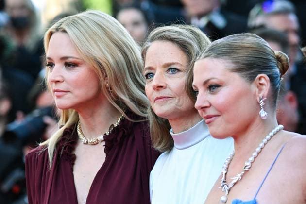 Cannes Vie Privee Premiere AM Virginie Efira, Sophie Guillemin and Jodie Foster and attending the Vie Privee Premiere in Cannes, France on May 20, 2025 as part of the 78th Cannes Film Festival. Photo by Aurore Marechal ABACAPRESS.COM Cannes France  Copyright: xMarechalxAurore ABACAx