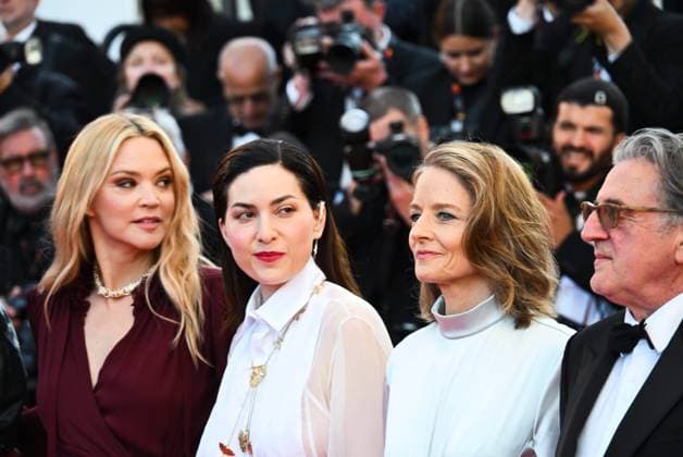 Cannes, Italy: Cannes, 78th Cannes Film Festival 2025 - Evening 8 - Red Carpet of the film Vie Privee (A Private Life) In the photo: , Virginie Efira, Rebecca Zlotowski Jodie Foster, Daniel Auteuil Cannes Italy  - ZUMAp169 20250520_zea_p169_1410 Copyright: xManuelexMangiarottix