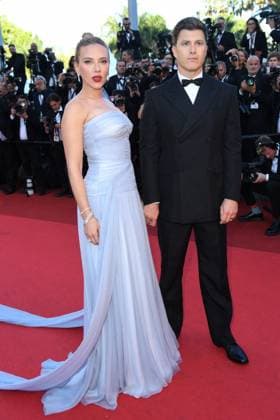 Cannes Vie Privee Premiere AM Scarlett Johansson and Colin Jost attending the Vie Privee Premiere in Cannes, France on May 20, 2025 as part of the 78th Cannes Film Festival. Photo by Aurore Marechal ABACAPRESS.COM Cannes France  Copyright: xMarechalxAurore ABACAx