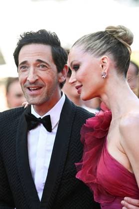 Cannes Vie Privee Premiere AM Adrien Brody and Georgina Chapman attending the Vie Privee Premiere in Cannes, France on May 20, 2025 as part of the 78th Cannes Film Festival. Photo by Aurore Marechal ABACAPRESS.COM Cannes France  Copyright: xMarechalxAurore ABACAx
