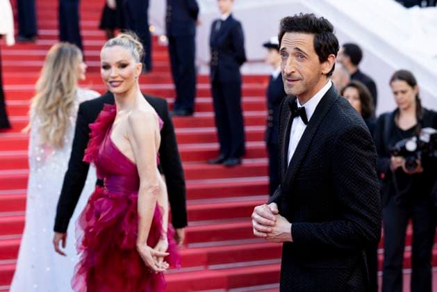 Montée des marches du film Vie privée lors du 78ème Festival International du Film de Cannes Adrien Brody et sa compagne Georgina Chapman Montée des marches du film Vie privée lors du 78ème Festival International du Film de Cannes, au Palais des Festivals à Cannes On may 20th 2025 Jacovides Moreau Bestimage Red carpet for the movie A private life during the 78th Cannes International Film Festival at the Palais des Festivals in Cannes, France On may 20th 2025 Cannes France  Copyright: xJACOVIDES-MOREAUx xBESTIMAGExJACOVIDES-MOREAUx xBESTIMAGEx