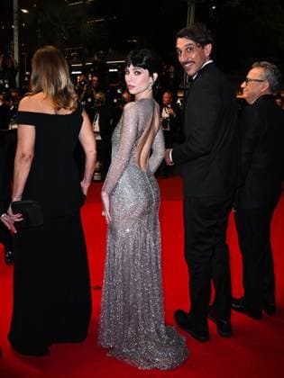 Cannes, France: Cannes, 78th Cannes Film Festival 2025 - Evening 8 - Red Carpet of the film Fuori. In the photo Matilda De Angelis, Corrado Fortuna Cannes  - ZUMAp169 20250520_zea_p169_1604 Copyright: xManuelexMangiarottix