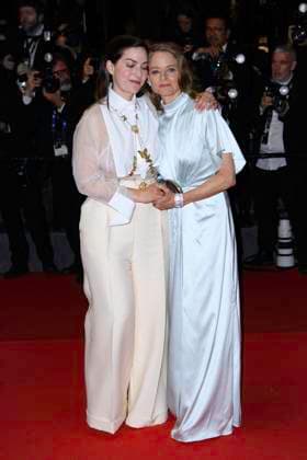 Cannes Vie privee Red Carpet NG Jodie Foster and Rebecca Zlotowski leaving the ‘Vie privee’ Screening and Red Carpet at Palais Des Festivals in Cannes, France on May 20 2025 as part of the 78th Cannes Film Festival. Photo by Nicolas Genin ABACAPRESS.COM Cannes France  Copyright: xGeninxNicolas ABACAx
