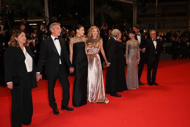 Vie PrivÃ e (A Private Life) Red Carpet at the 78th Annual Cannes Film Festival Paolo Del Brocco, Corrado Fortuna, Matilda De Angelis, Ippolita Di Majo, Mario Martone, Valeria Golino, Elodie Di Patrizi, Nicola Giuliano and Annamaria Morelli - Vie PrivÃ e (A Private Life) Red Carpet at the 78th Annual Cannes Film Festival in Cannes, France on May 20, 2025.  Copyright: x Chassery+Courdjix