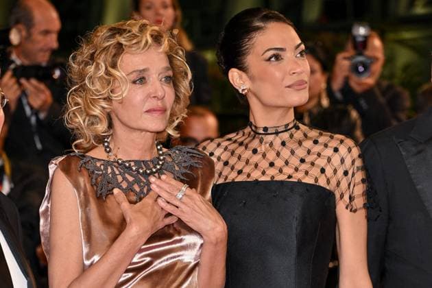Cannes Fuori Screening JR Valeria Golino, Elodie Di Patrizi attending the screening of Fuori at 78th Cannes Film Festival in Cannes, France on May, 20, 2025. Photo by Julien Reynaud APS-Medias ABACAPRESS.COM Cannes France  Copyright: xReynaudxJulien APS-Medias ABACAx