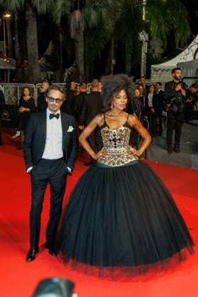 Festival de Cannes Premiere Fuori Kilian Hennessy and Naomi Campbell at the premiere of the film Fiori during the 78 Cannes Film Festival at the Palais de Festival on 20 05 2025 Copyright: xEventpressxKochanx