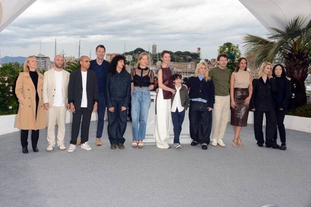 May 20, 2025, Cannes, France: CANNES, FRANCE - MAY 20: Monia Chokri, Anna Cazenave Cambet and Vicky Krieps pose during the Love Me Tender photocall at the 78th annual Cannes Film Festival at Palais des Festivals on May 20, 2025 in Cannes, France. Cannes France - ZUMAi09_ 20250520_zaf_i09_070 Copyright: xFrederickxInjimbertx