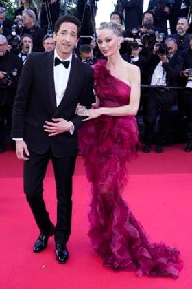 Vie Privee (A Private Life) Red Carpet - The 78th Annual Cannes Film Festival Adrien Brody and Georgina Chapman attends the Vie Privee (A Private Life) red carpet at the 78th annual Cannes Film Festival at Palais des Festivals on May 20, 2025 in Cannes, France. Cannes France  Copyright: xDanielexCifalÃ x originalFilename: cifala-notitle250520_npcqp.jpg