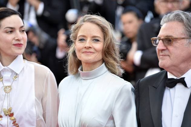 Vincent Lacoste, Jodie Foster and Daniel Auteuil at the A PRIVATE LIFE premiere in Cannes on 20 05 2025