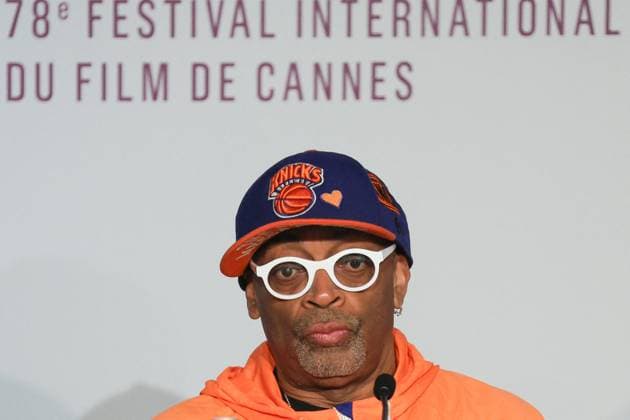 Cannes - Highest 2 Lowest Press Conference Spike Lee attending the on the Highest 2 Lowest press conference at the 78th annual Cannes Film Festival at Palais des Festivals on May 20, 2025 in Cannes, France. Photo by Jm Haedrich Pool ABACAPRESS.COM Cannes France  Copyright: xABACAx