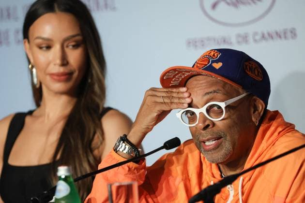 Cannes - Highest 2 Lowest Press Conference Ilfenesh Hadera and Spike Lee attending the on the Highest 2 Lowest press conference at the 78th annual Cannes Film Festival at Palais des Festivals on May 20, 2025 in Cannes, France. Photo by Jm Haedrich Pool ABACAPRESS.COM Cannes France  Copyright: xABACAx