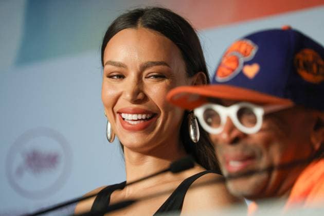 Cannes - Highest 2 Lowest Press Conference Ilfenesh Hadera and Spike Lee attending the on the Highest 2 Lowest press conference at the 78th annual Cannes Film Festival at Palais des Festivals on May 20, 2025 in Cannes, France. Photo by Jm Haedrich Pool ABACAPRESS.COM Cannes France  Copyright: xABACAx