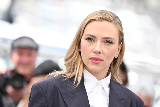 RECORD DATE NOT STATED Cannes Eleanor The Great Photocall Scarlett Johansson poses during the Eleanor The Great photocall at the 78th annual Cannes Film Festival at Palais des Festivals on May 21, 2025 in Cannes, France. Photo by David Niviere ABACAPRESS.COM Cannes France  Copyright: xNivierexDavid ABACAPRESS.COMx