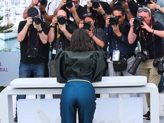 Cannes, France: Cannes, 78th Cannes Film Festival 2025 - Day 8, Phocall of the film Fuori. In the photo Matilda De Angelis Cannes  - ZUMAp169 20250521_zea_p169_342 Copyright: xAlbertoxTerenghix
