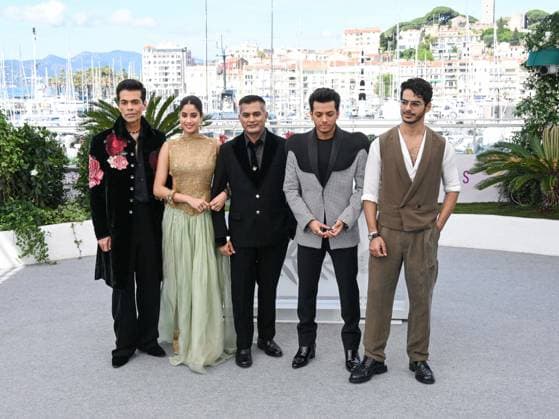 Cannes, 78th Cannes Film Festival 2025 - day 9 - Photocall of the film Homebound Cannes, 78th Cannes Film Festival 2025 - day 9 - Photocall of the film Homebound Pictured: Karan Johar, Janhvi Kapoor, Neeraj Ghaywan, Vishal Jethwa, and Ishaan Khatter Cannes Italy  Copyright: xIPA ABACAx