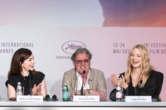 78eme Festival International du Film de Cannes Photocall du film Vie Prive 78th International Cannes Film Festival press junket of Vie Prive movie 444849 2025 05 21 France Zlotowski, Rebecca Auteuil, Daniel Efira, Virginie  Copyright: xEstellexCarlierx xStarfacex STAR_444849_016