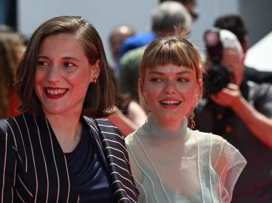Cannes, 78th Cannes Film Festival 2025 - day 9 - red carpet of the film Romeria Cannes, 78th Cannes Film Festival 2025 - day 9 - red carpet of the film Romeria - In the photo: Carla Simón, Llúcia Garcia Cannes Italy  Copyright: xIPA ABACAx
